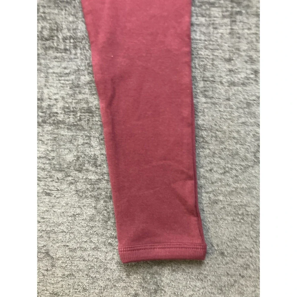 Zara 2-Piece Track Set Girls 13-14Y Burgundy Spellout Random Answer Fleece Lined